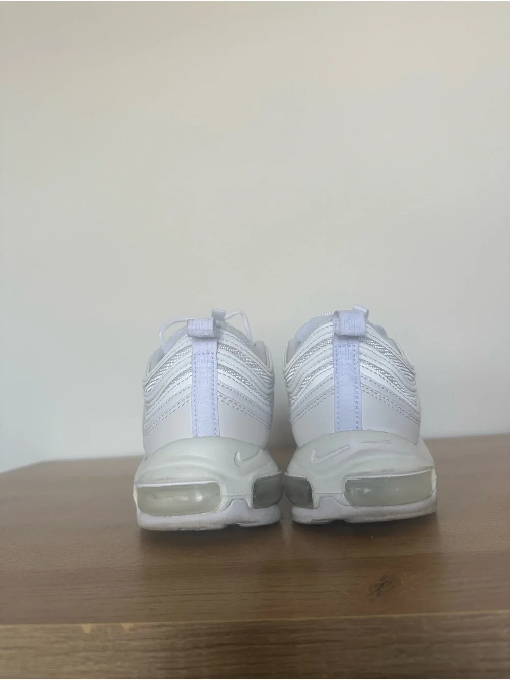 Nike White Air Max 97 with Silver Swoosh